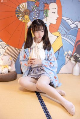 (Senluo Foundation Loli Silk Feet Photo) JKFUN-027 Momo 15D White Silk Fancy B&B (65P)