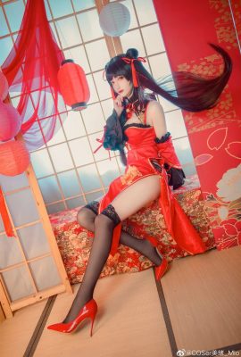 「デート・ア・ライブ」時崎狂三 セクシーチャイナドレス コスプレ(CN:COSer Mio_Mio)(10P)