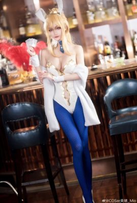 FGO アルトリア・ペンドラゴン 白銃ダムバニーガール @COSer Mio_Mio (9P)