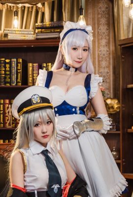 アズールレーン エンタープライズ：@miserable0 孤独、ベルファスト：@Wuli大YIMI (9P)