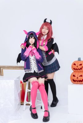 ラブライブ! 西木野真姫: @Lilith Xia Jinxi、ニコル: @咋熊熊是一个小小碰bearQwQ ハロウィン (9P)