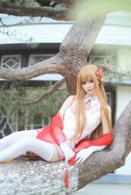 ソードアート・オンライン アスナ ファンチャイナドレス @coser ange (9P)