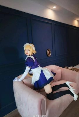 FGO ジャンヌ・ダルク メイド服 コスプレ(CN:威一皇后)(8P)