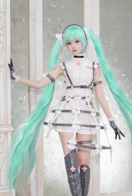 初音ミク SEGA音ゲーム 鳥籠ver.cos 初音ミク MIKU @小素SeeU (11P)