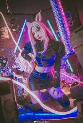 リーグ・オブ・レジェンド kda Ahri @coser Yiyi (9P)