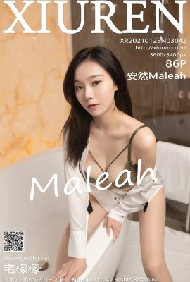 (Xiuren Showman Series) 2021.01.25 No.3042 An Ran Maleah 透かし写真なし完全版 (87P)