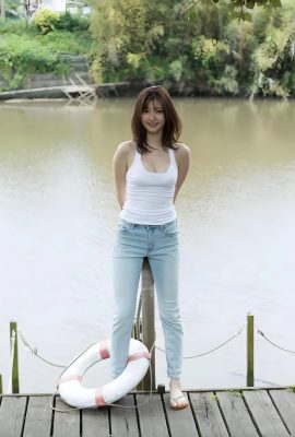 【橋本萌花】福利厚生写真ではキュートなルックスに瑞々しい豊満美乳が隠せない（28P）