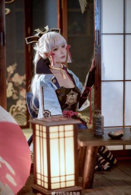 原神 白露双華・神里彩花 cos cn アバオもバニーガール (9P)