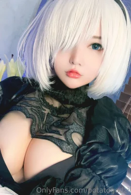 コスプレポテトゴジラ 2B 花嫁