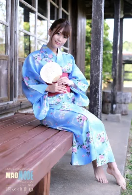 （Akuzu Maho）美しい姿を持っています…..側胸の線が露出しています（33p）